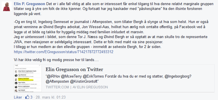 påstander fra greg om senn