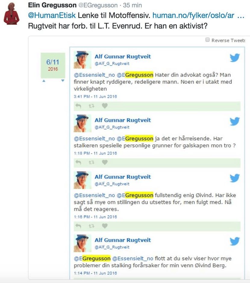 Greg stalker Rugtveit